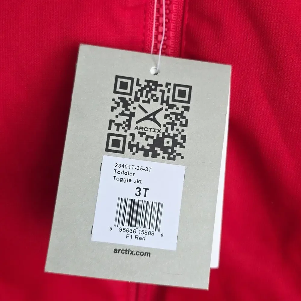 Arctix Insulated Red Grey and Camouflage Winter Hooded Coat Kids Size 3T NWT